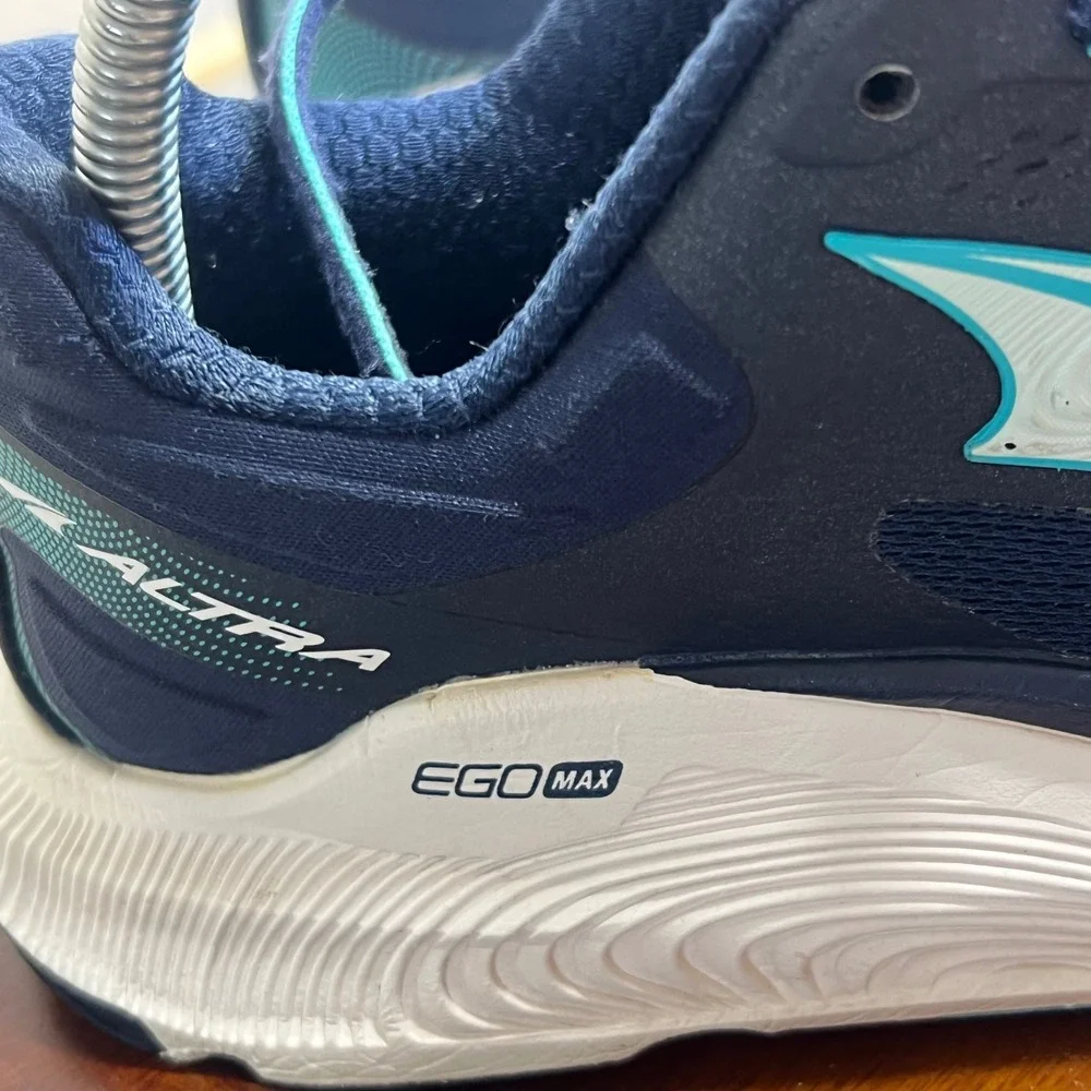 Altra Paradigm 6 Running Shoes Mens Navy Teal Ego Max Stability Sneakers Navy